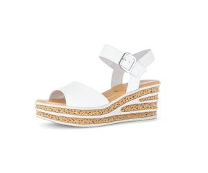 Gabor -Sandale Compensé pour Femme comfort, confortable en Cuir grainé, modèle 44.651/21T5.5