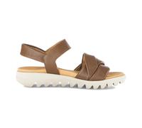 Gabor - Sandale compensée à plateforme - Femme - Chaussures - Brun - Taille: 41 EU