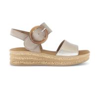 Gabor - Sandale compensée plateforme - Femme - Chaussures - Gris - Taille: 39 EU
