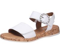 Gabor sandale femme, blanc(liège argenté blanc (50)), t. 4½