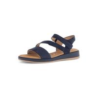 Gabor Sandales à lanières pour femme, Bleu 36, 37.5 EU