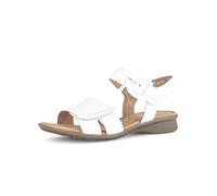 Gabor Sandales à lanières pour femme, Blanc 50, 37.5 EU