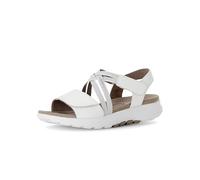 Gabor Sandales à lanières pour femme, Blanc 50, 38.5 EU