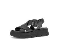 Gabor Sandales à plateforme pour femme, Best Fitting, Noir 27., 38.5 EU