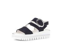 Gabor Sandales à plateforme pour femme, Bleu foncé 16, 44 EU