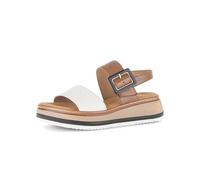 Gabor Sandales à Plateforme pour Femme, Crème Camel 52, 38.5 EU