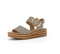 Gabor Sandales à plateforme pour femme, Roseau vert., 41 EU