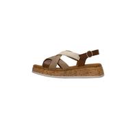 GABOR Sandales cognac / brocart / cappuccino, Taille 38