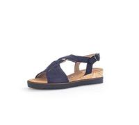 Gabor Sandales compensées pour femme, Bleu 86, 42.5 EU