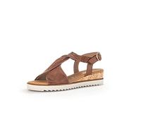 Gabor Sandales compensées pour femme, Camel 53, 37.5 EU