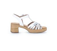 Gabor - Sandales Légères à Talons Hauts - Femme - Chaussures - Blanc - Taille: 41 EU