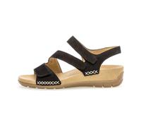 Gabor - Sandales Plates Noires - Femme - Chaussures - Noir - Taille: 36 EU