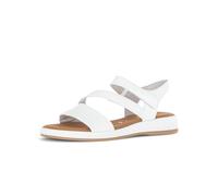 Gabor Sandales pour femme, largeur supplémentaire modérée (G), Blanc 50, 37 EU