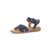 Gabor Sandales pour femme, largeur supplémentaire modérée (G), Bleu 36, 40 EU