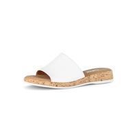 Gabor Sandales pour femme, sabots pour femme, grande taille, Blanc 50, 38.5 EU