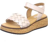 Gabor Shoes Sandale Plateforme - Poudre Cuir : Normal : 38.5 Taille : 38.5 Largeur : Normal
