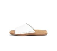 Gabor Slide 1001.03 Chaussures à enfiler pour femme Largeur F, Blanc., 40 EU