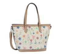Gabor Zip Shopper L Flower White