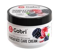 Gabri Professional Yoghurt & Blackberry Hand & Face Cream 300 ml - Yaourt et Mûre - Crème Mains & Visage, Hydratation Quotidienne, Tous Types De Peau