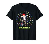 Gabriel Ballon de football personnalisable pour garçon T-Shirt