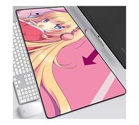 Gabriel DropOut Tapis de Souris Gaming XXL, 900x400mm, Anime Mouse Pad - Surface spéciale améliore la Vitesse et la précision, 3mm Base en Caoutchouc Antidérapant Surface-pour Ordinateur et PC, E