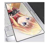 Gabriel Dropout Tapis de Souris XL 900x400mm Hydrorésistant Anime Mouse Pad Grand Tapis de Souris Gamer avec Base en Caoutchouc Anti-Glissant Surface Texturée pour Ordinateur et PC, E