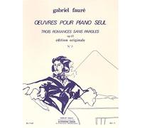 Gabriel Fauré: 3 Romances sans Paroles Op.17, No.3 in A flat major (Piano Seule) - Partitions