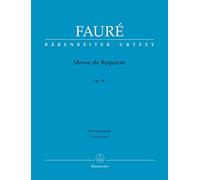 Partitions classique BARENREITER FAURE - MESSE DE REQUIEM - REDUCTION PIANO Choeur et ensemble vocal