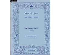 Gabriel Fauré: Romance sans Paroles Op.17 No.3 (Violon et Piano). Partitions pour Violon, Accompagnement Piano