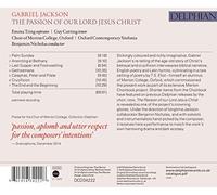 Gabriel Jackson: The Passion of Our Lord Jesus Christ by Gabriel Jackson [CD]