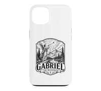 Gabriel The Archange Messenger Scène d'ange chrétien Coque pour iPhone 13