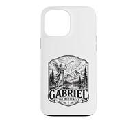 Gabriel The Archange Messenger Scène d'ange chrétien Coque pour iPhone 13 Pro Max