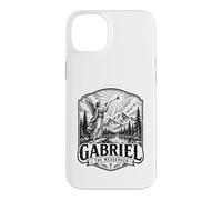 Gabriel The Archange Messenger Scène d'ange chrétien Coque pour iPhone 14 Plus