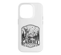 Gabriel The Archange Messenger Scène d'ange chrétien Coque pour iPhone 14 Pro