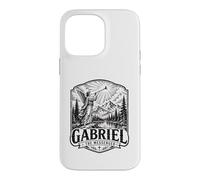 Gabriel The Archange Messenger Scène d'ange chrétien Coque pour iPhone 14 Pro Max