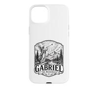 Gabriel The Archange Messenger Scène d'ange chrétien Coque pour iPhone 15 Plus