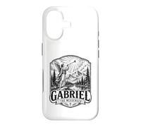 Gabriel The Archange Messenger Scène d'ange chrétien Coque pour iPhone 17