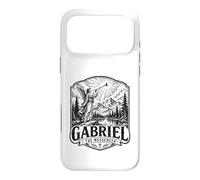 Gabriel The Archange Messenger Scène d'ange chrétien Coque pour iPhone 17 Pro Max