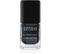 Gabriella Salvete Longlasting Enamel vernis à ongles longue tenue à paillettes teinte 83 Starry NIght 11 ml