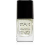 Gabriella Salvete Longlasting Enamel vernis à ongles longue tenue effet nacré teinte 18 Silver Pearl 11 ml