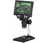 GABRIELLE Microscope électronique à écran LCD de 5,5 pouces Microscopes industriels de 10 mégapixels Loupe de maintenance électron