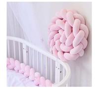 GABRIELLE Tour de lit tressé 3M coleur de Rose Tour de lit bébé