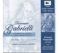 Gabrielli : Œuvre Complète pour Violoncelle. Tunnicliffe