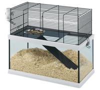 GABRY 50 Cage en verre pour gerbilles 52x27x44 cm