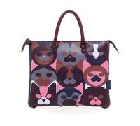 Gabs, Femme, Sacs, Multicolore, Taille: ONE Size Sac Convertible Violet en Cuir Shopper Tote