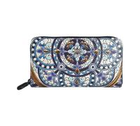 Gabs - Portefeuille Bleu en Cuir avec Fermeture Éclair - Femme - Accessoires - Multicolore - Taille: ONE Size