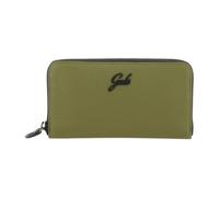 Gabs - Portefeuille en cuir noir avec fente pour carte à zip - Femme - Accessoires - Vert - Taille: ONE Size