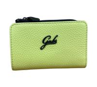 GABS PORTEFEUILLE FEMME EN CUIR PETIT PORTEFEUILLE EXTÉRIEUR 6 CARTES PORTE-CARTE GMONEY57, Cyber Lime, M, Classique