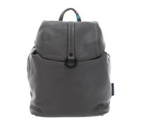 Gabs Sac à dos gris en cuir pour femme - Simona TG Bull Tube Black Backpack M Basalto 229756