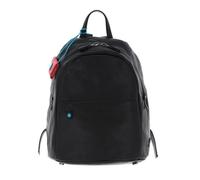 Gabs Sac à dos noir en cuir pour femme - Anita TG Ruga Stitching Black Backpack M Nero 215150